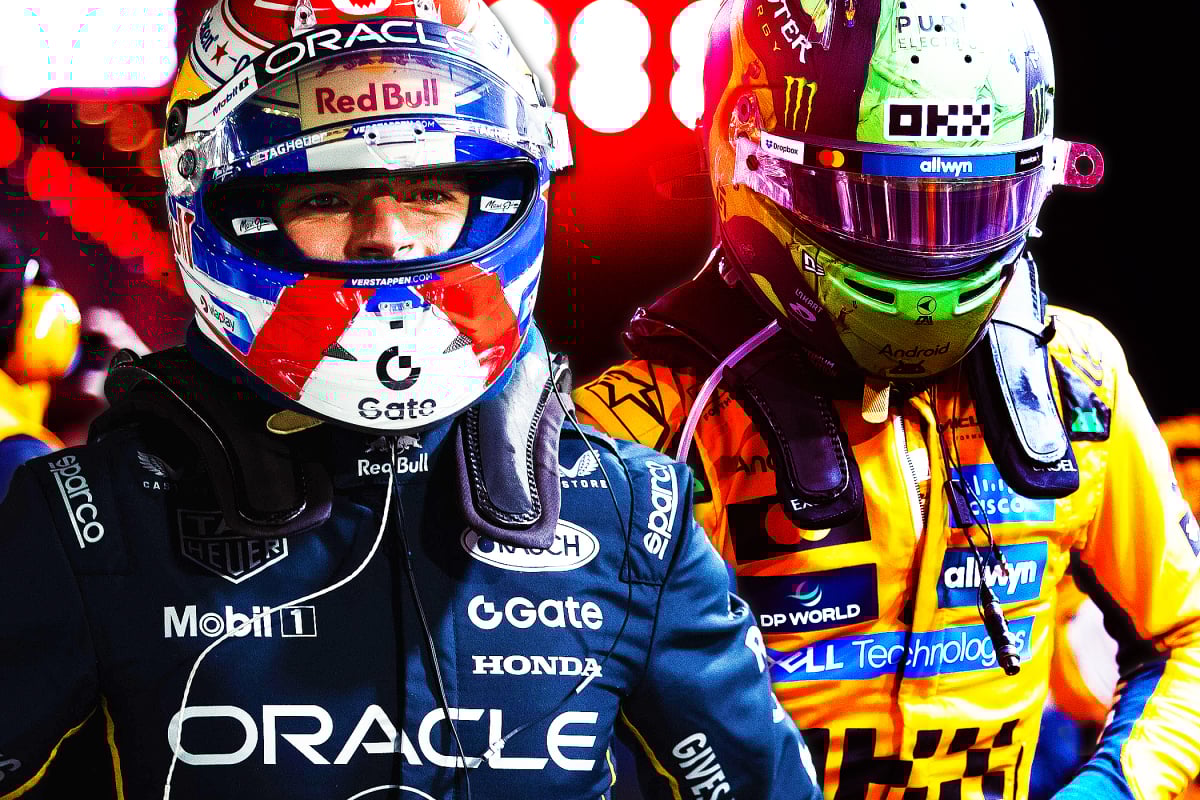 Lando Norris and Max Verstappen