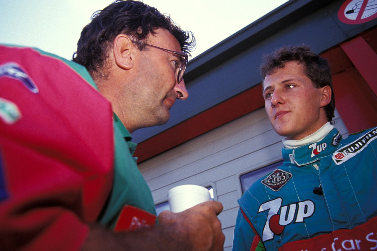 Michael Schumacher tested for his F1 debut with a GOLF LEGEND!