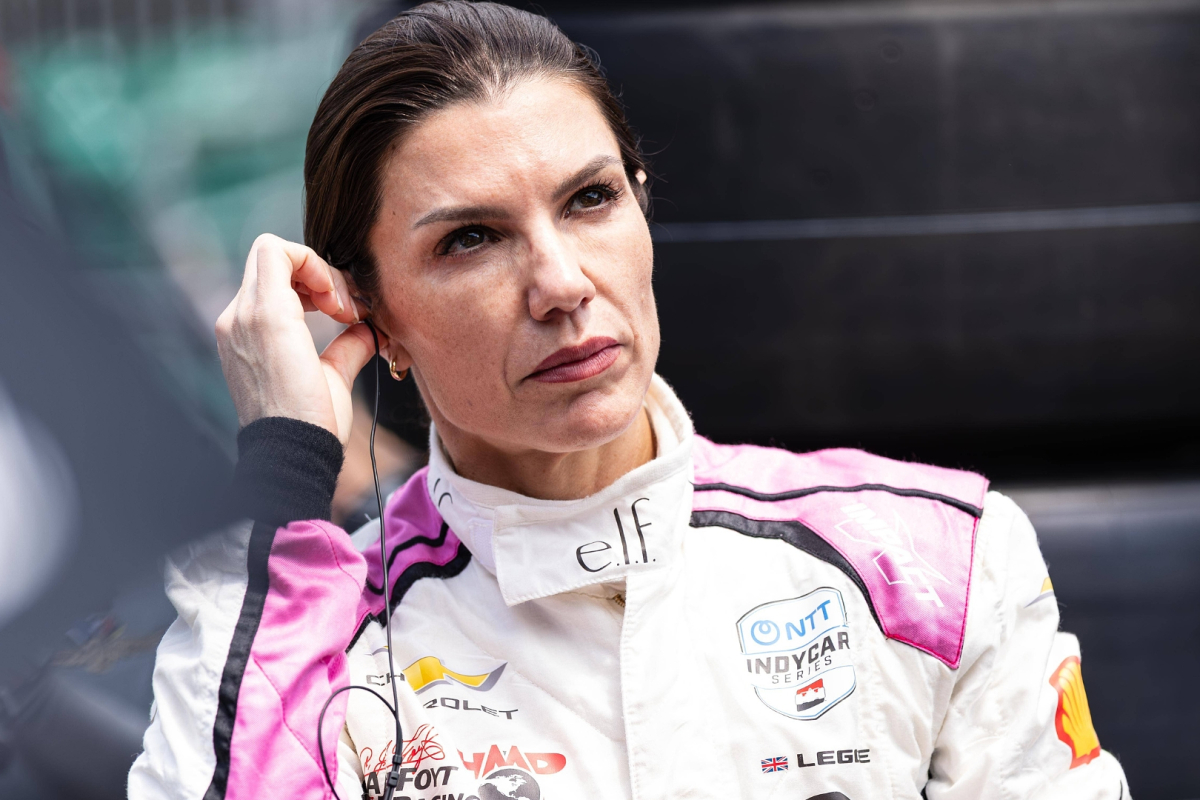 An image of part-time NASCAR driver Katherine Legge
