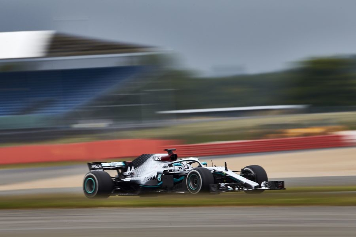In pictures: Hamilton returns to the track at Silverstone