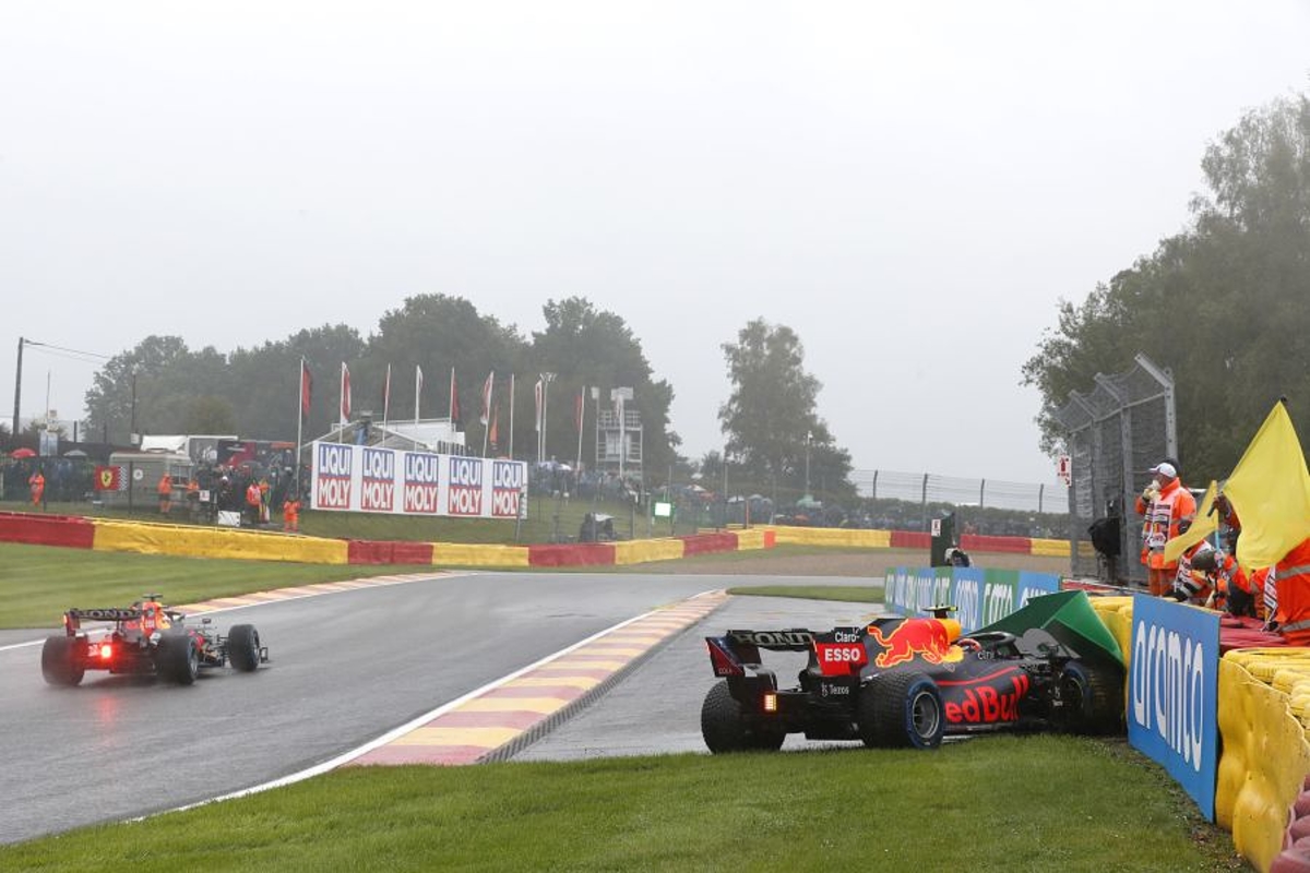 Sergio Pérez crasht tijdens verkenningsronde Grand Prix België
