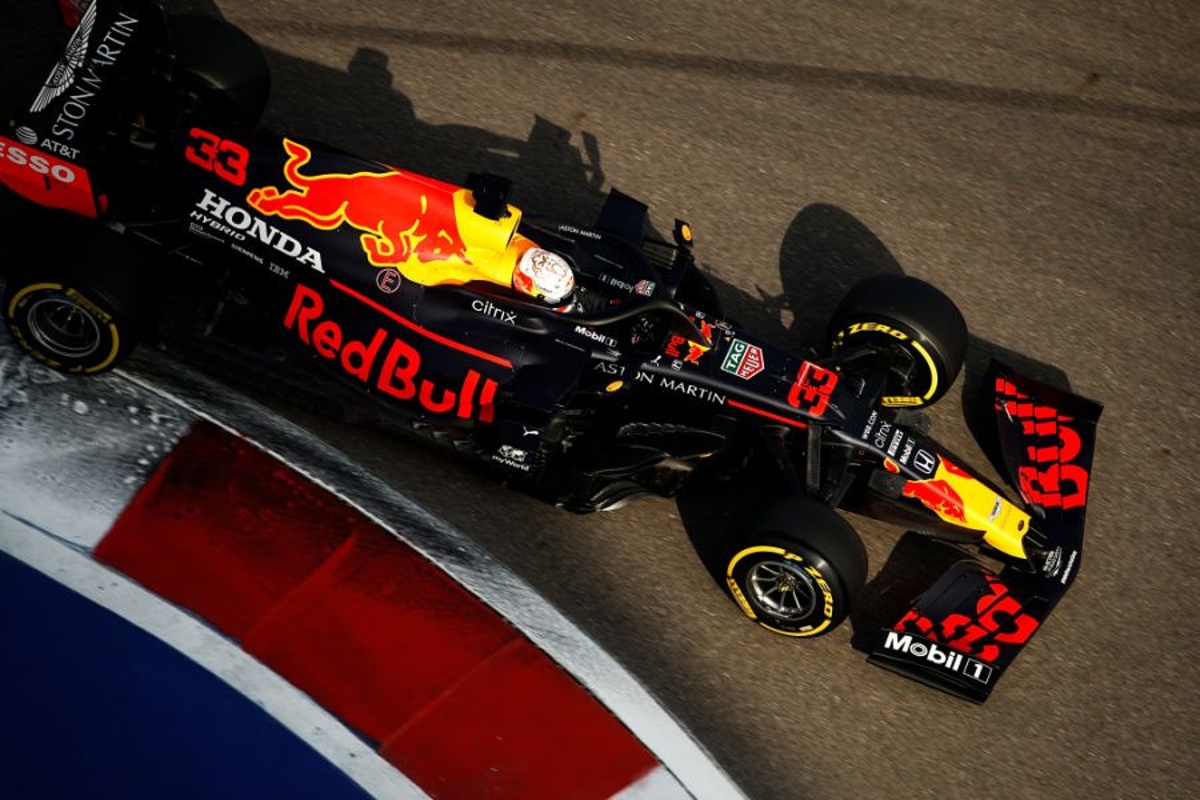 Verstappen "very pleased" with unexpected Russian GP front-row qualifying