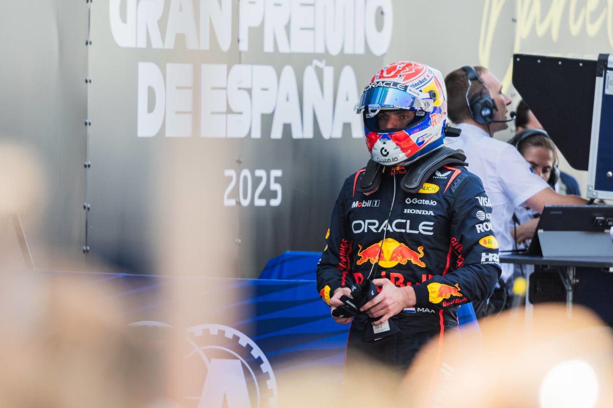 Max Verstappen after his race in Spain