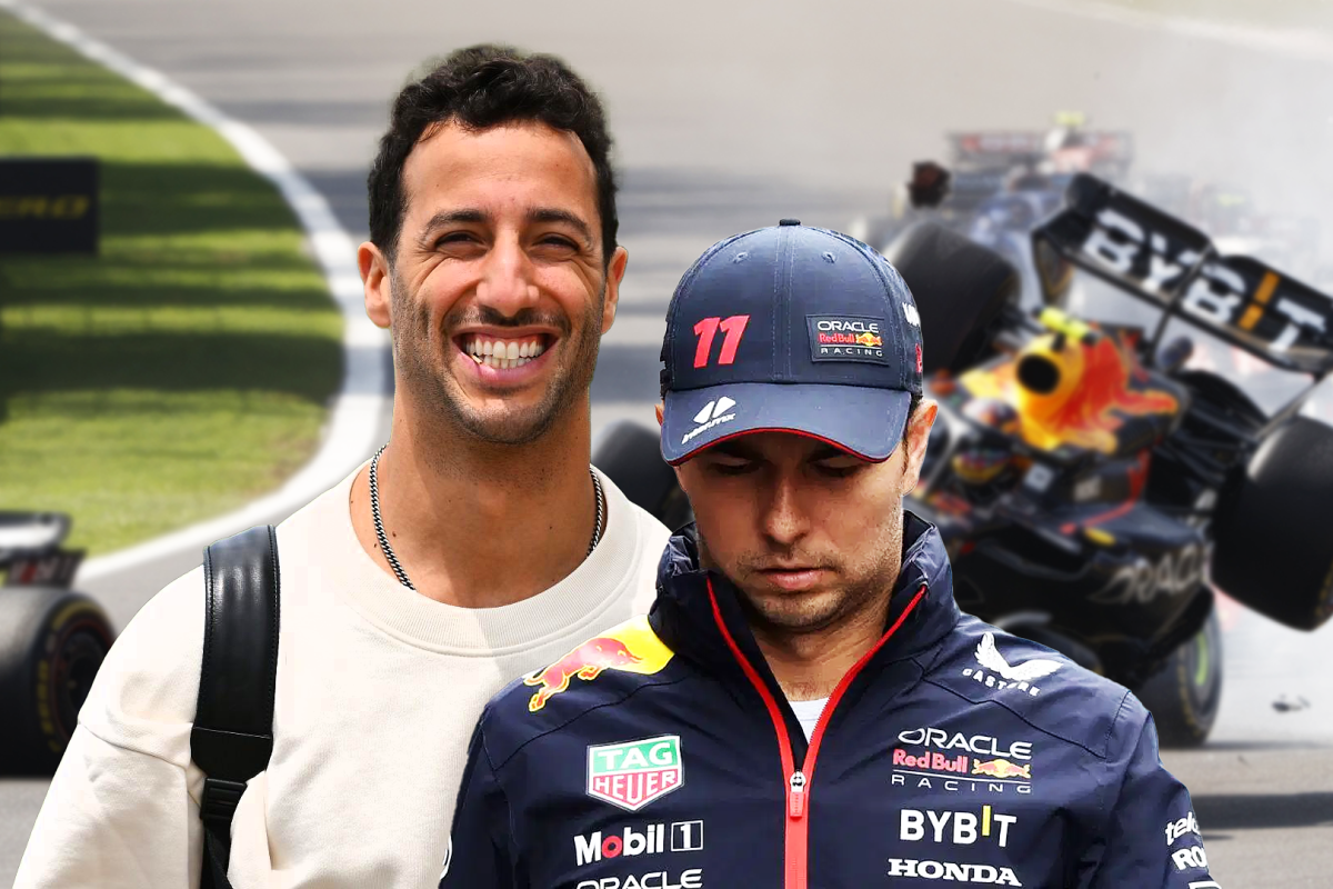 Ricciardo a Checo: "No puedes dejar que todo lo que sucede te afecte"