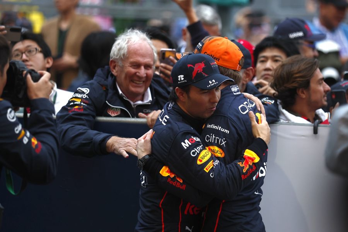 Perez looft Verstappen na binnenhalen wereldtitel: "Red Bull geen dominante auto"