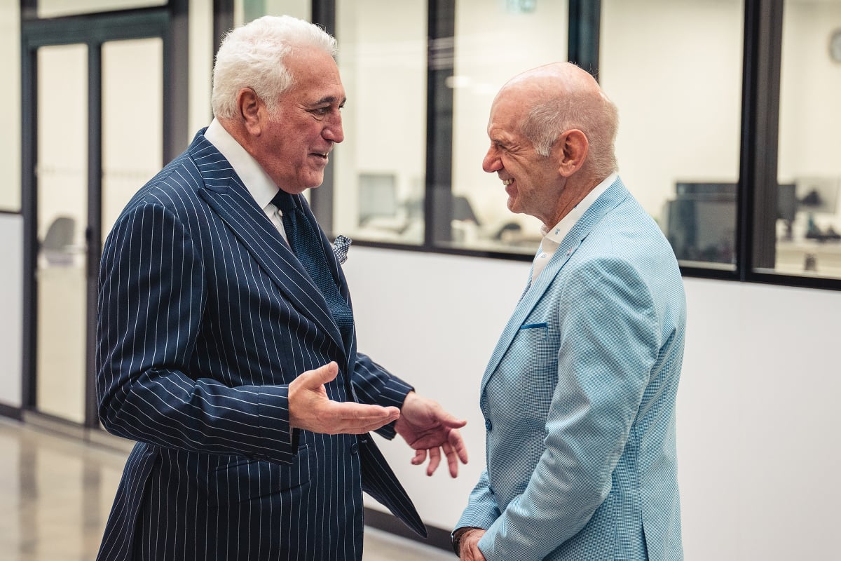 Newey arrives at Aston Martin