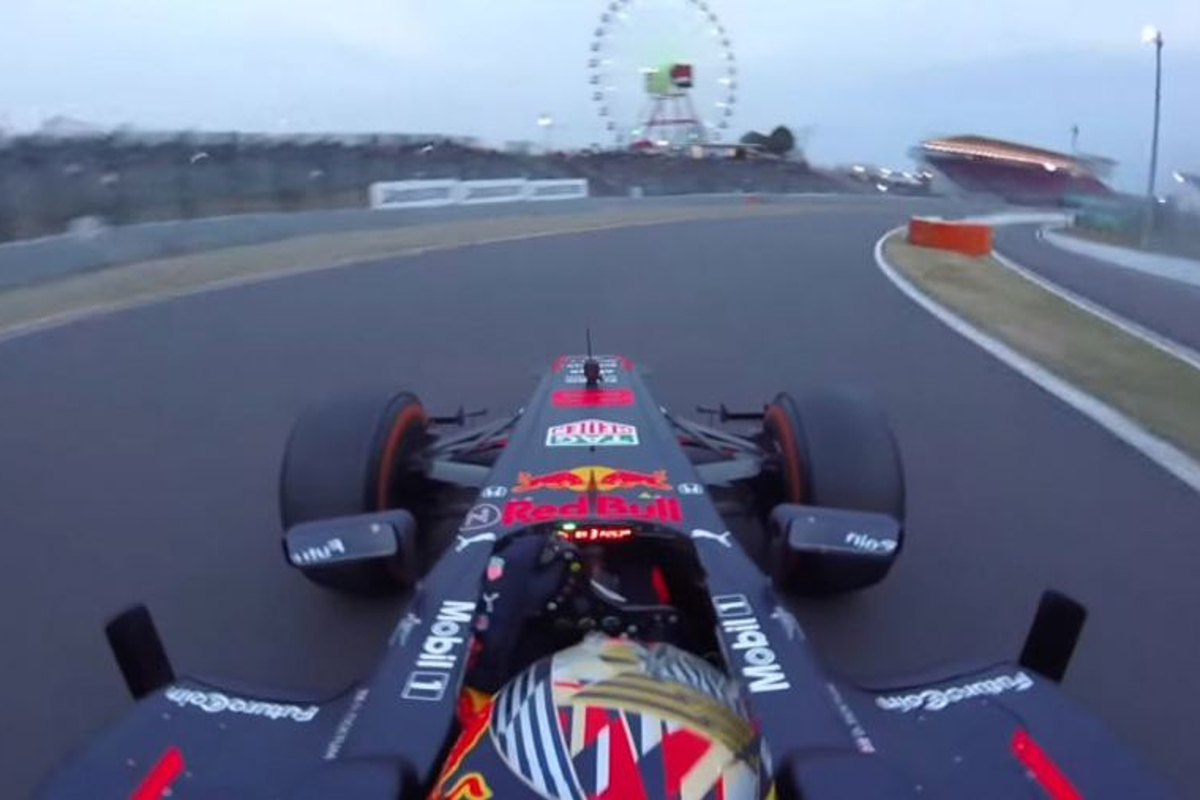 VIDEO: Dan Ticktum tackles Suzuka in title-winning Red Bull F1 car