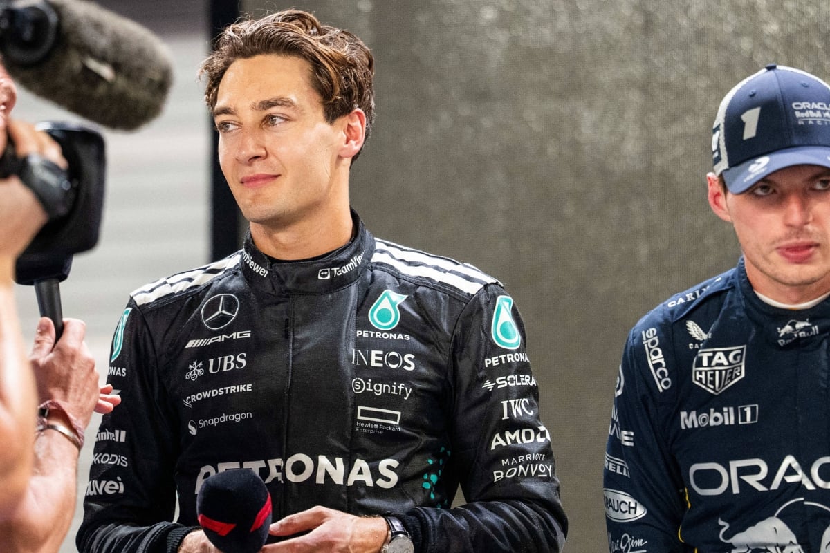 George Russell, Max Verstappen, Mercedes, Red Bull, Singapore, 2025