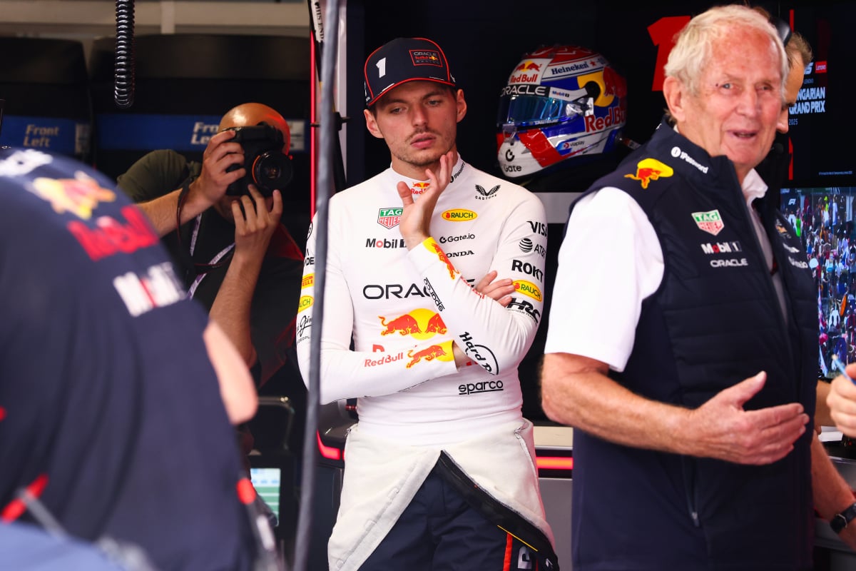 Max Verstappen, Helmut Marko, generic, Hungarian GP, 2025