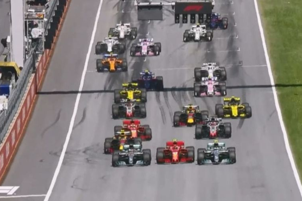 VIDEO: AMAZING start to Austrian GP!
