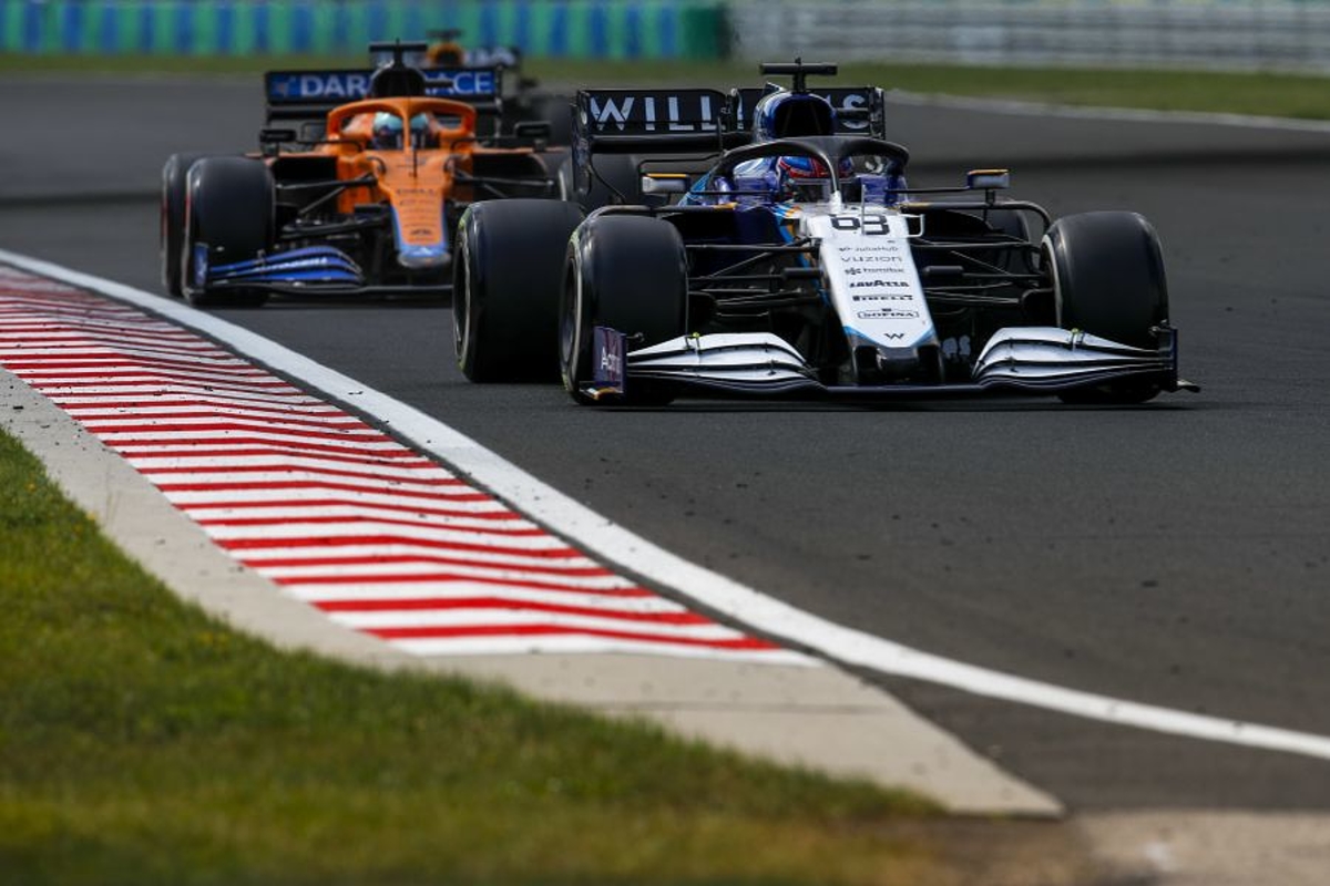 Russell feeling "emotional" and "weird" after scoring first Williams points