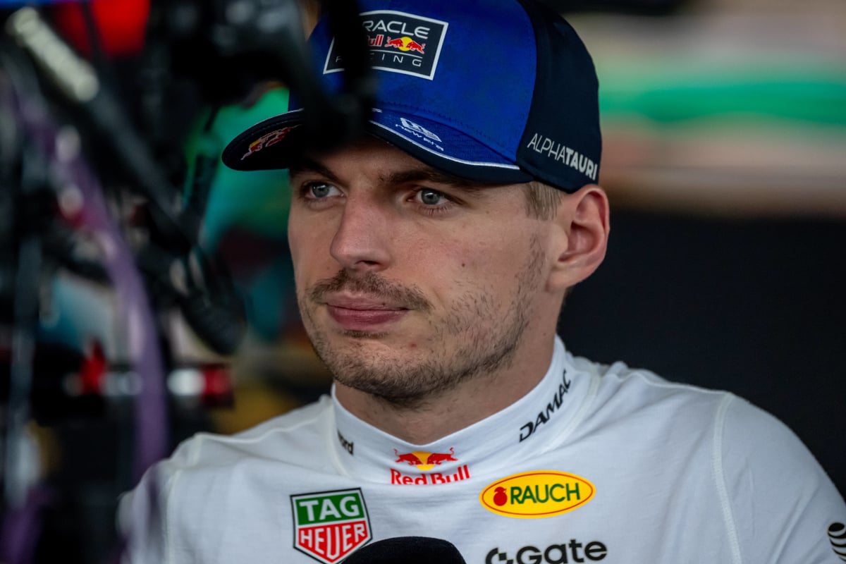 Max Verstappen in Melbourne