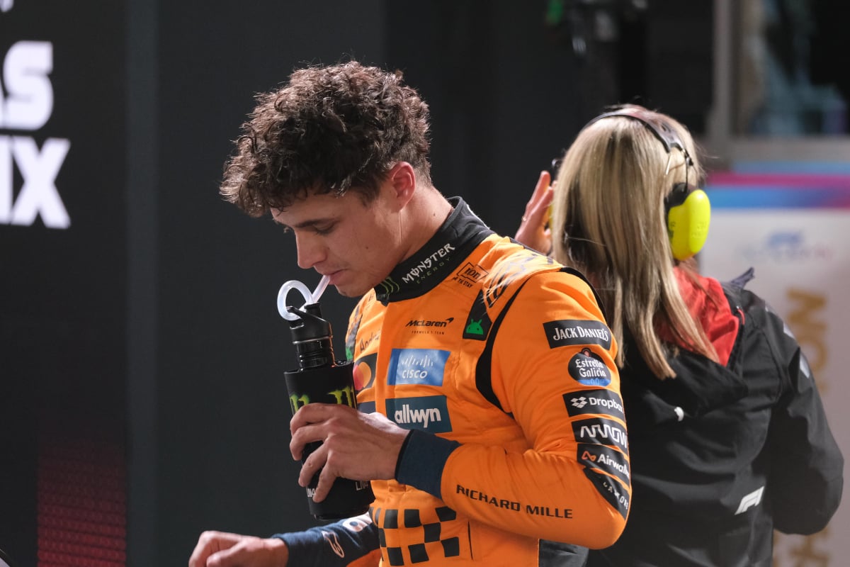 Lando Norris in Vegas