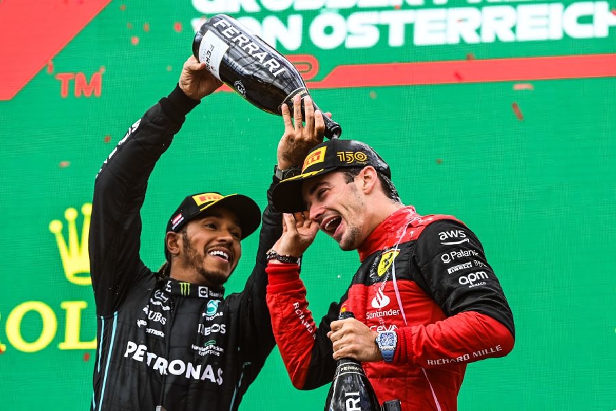 Lewis Hamilton RESPONDS to Leclerc Mercedes speculation