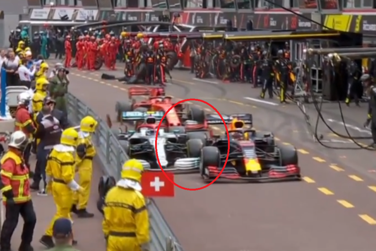 VIDEO: Verstappen overtakes Bottas in pit-lane - was it unsafe?