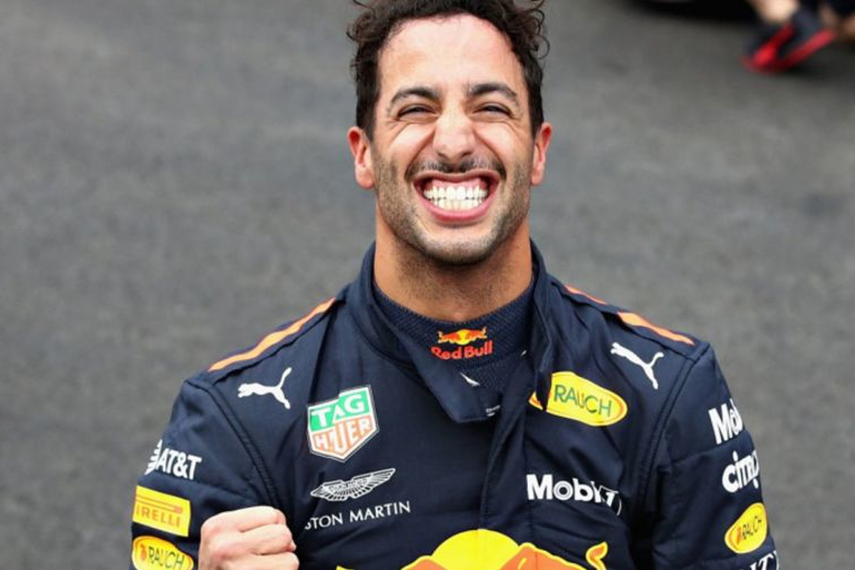 Ricciardo: Mexico pole celebrations not aimed at Max