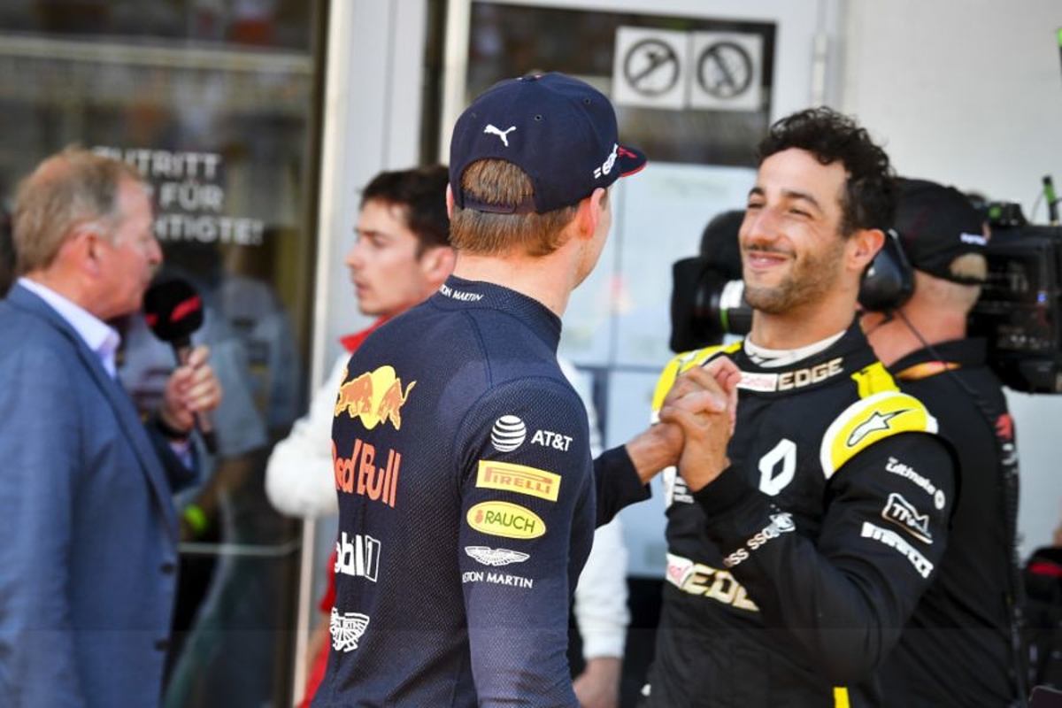 Ricciardo: 'Ik hou van knuffelen, ik ben een knuffelaar, dat kan nu niet meer'