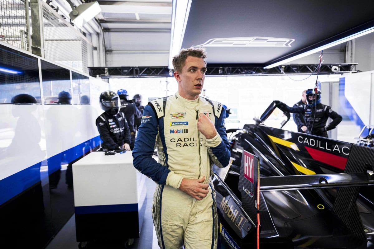 Vesti during Rookie Test in Bahrain