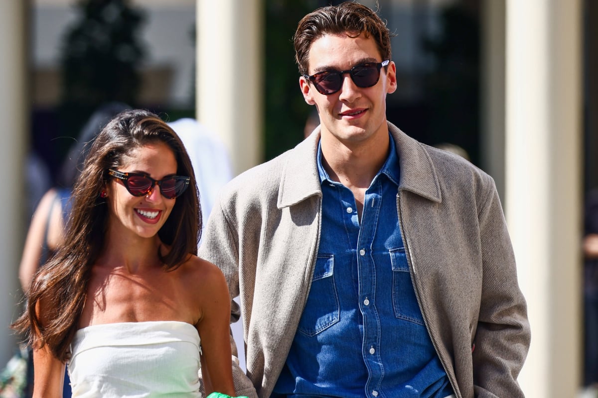 George Russell, Carmen Montero Mundt, Mercedes, Abu Dhabi, 2024