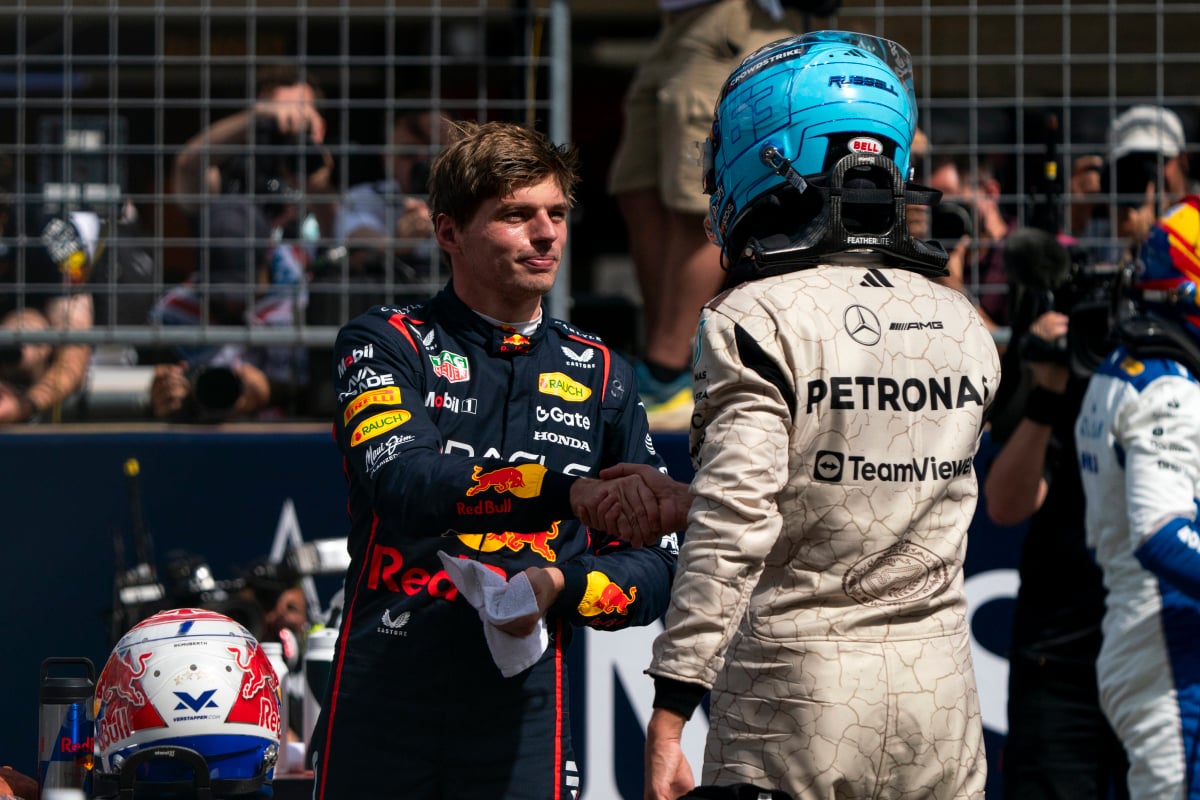 Max Verstappen after his win in the Sprint