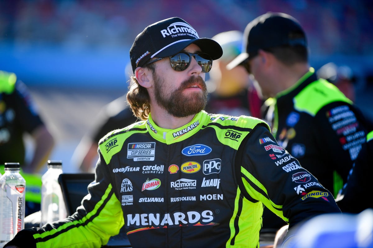 A generic image of NASCAR driver Ryan Blaney