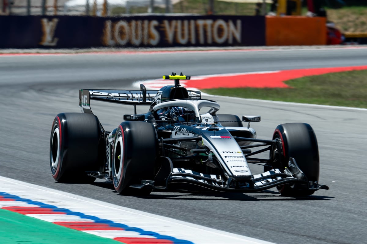 Bottas in Barcelona