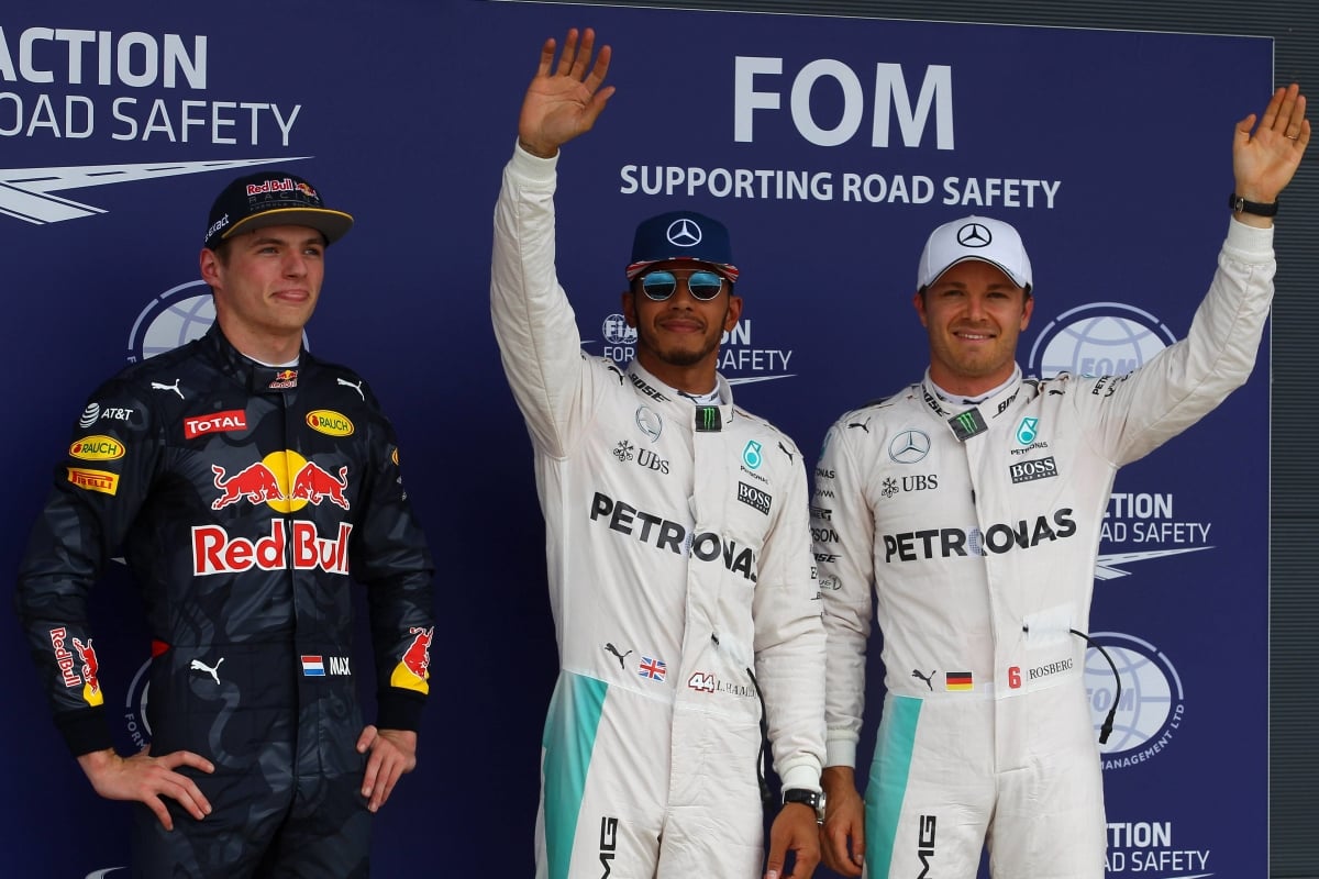 Max Verstappen, Lewis Hamilton, Nico Rosberg, Silverstone, 2016, generic