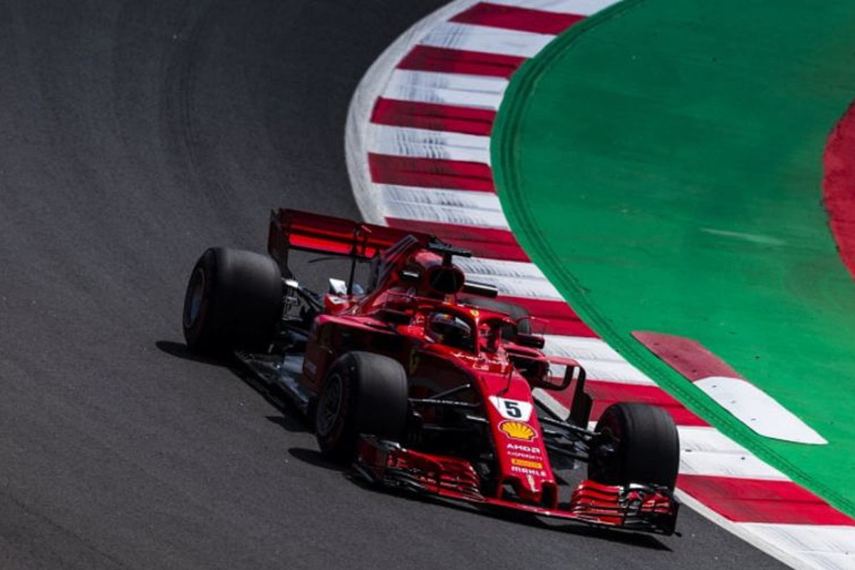 Vettel on top, despite spin, after Ericsson smash