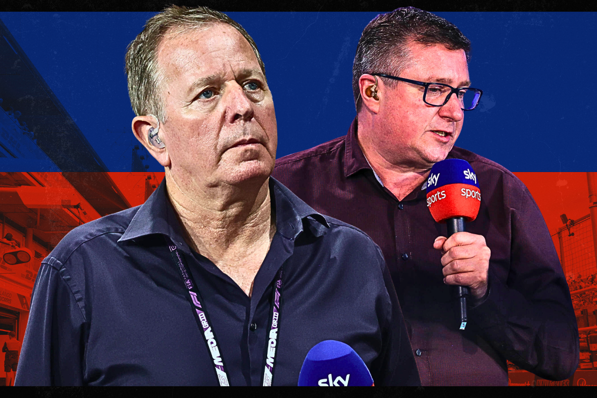 sky sports f1, martin brundle, david croft, graphic
