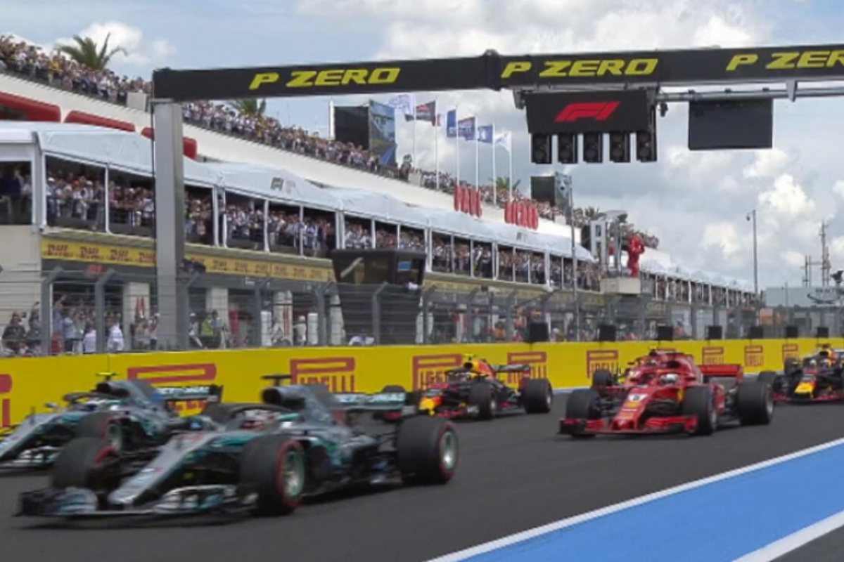 WATCH: Vettel tags Bottas in opening of French GP!