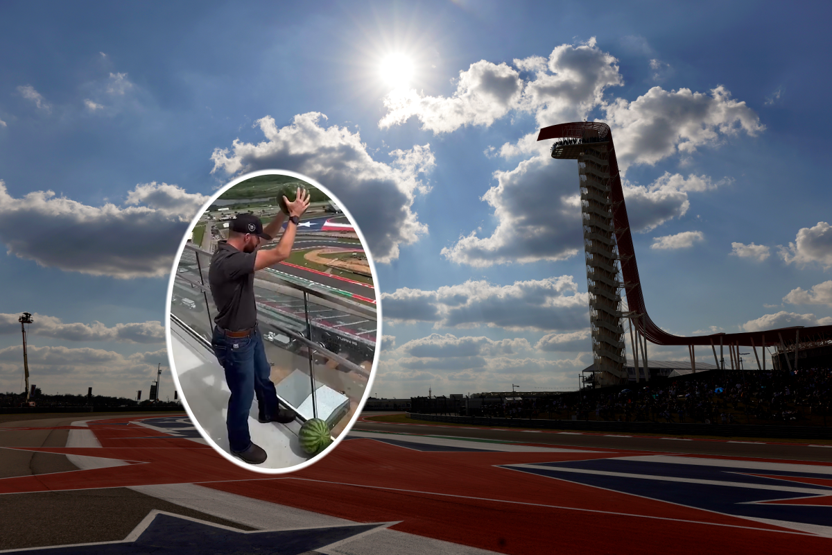 NASCAR win anniversary celebrated with 251-foot watermelon drop