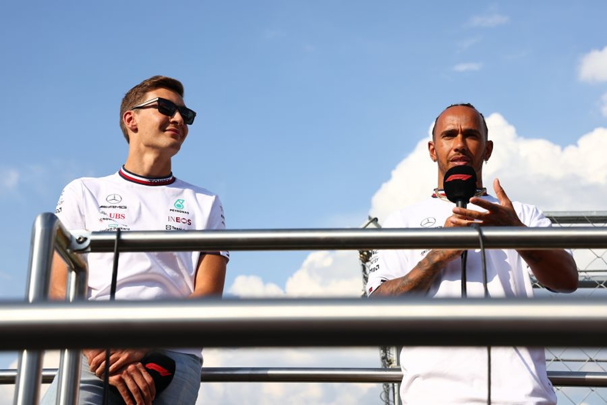 Russell explains Hamilton "extravagant" Mercedes test item split