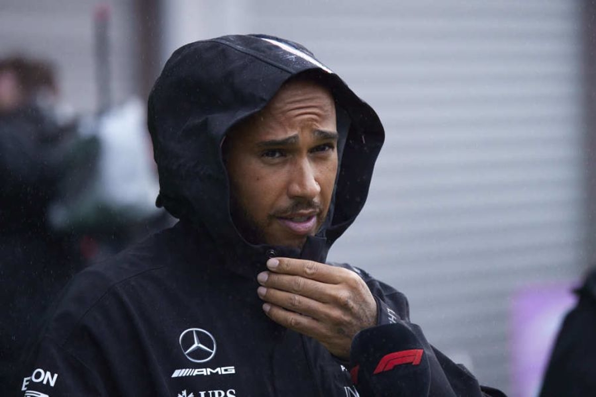 Hamilton to provide rain-soaked Belgian GP fans with "an exclusive gift"