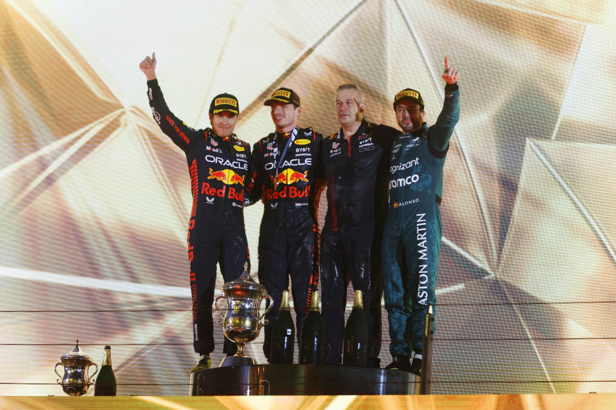 Checo y Alonso comparten el podio en la FP1 de Jeddah
