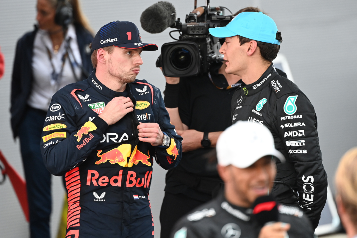 Russell insists there's a motive for ‘WHINGING’ by Verstappen