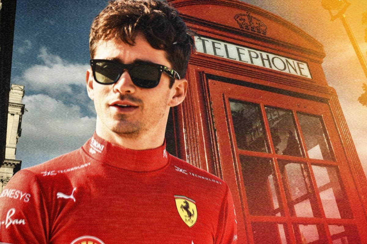 Charles Leclerc, Britain, 2024, Social, Photoshop