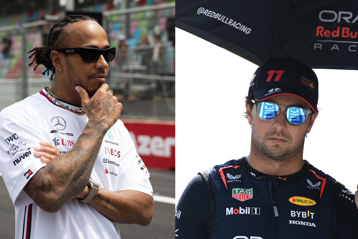 Hamilton hekelt 'psychologische beïnvloeding' Pérez: "Het team helpt hem totaal niet"