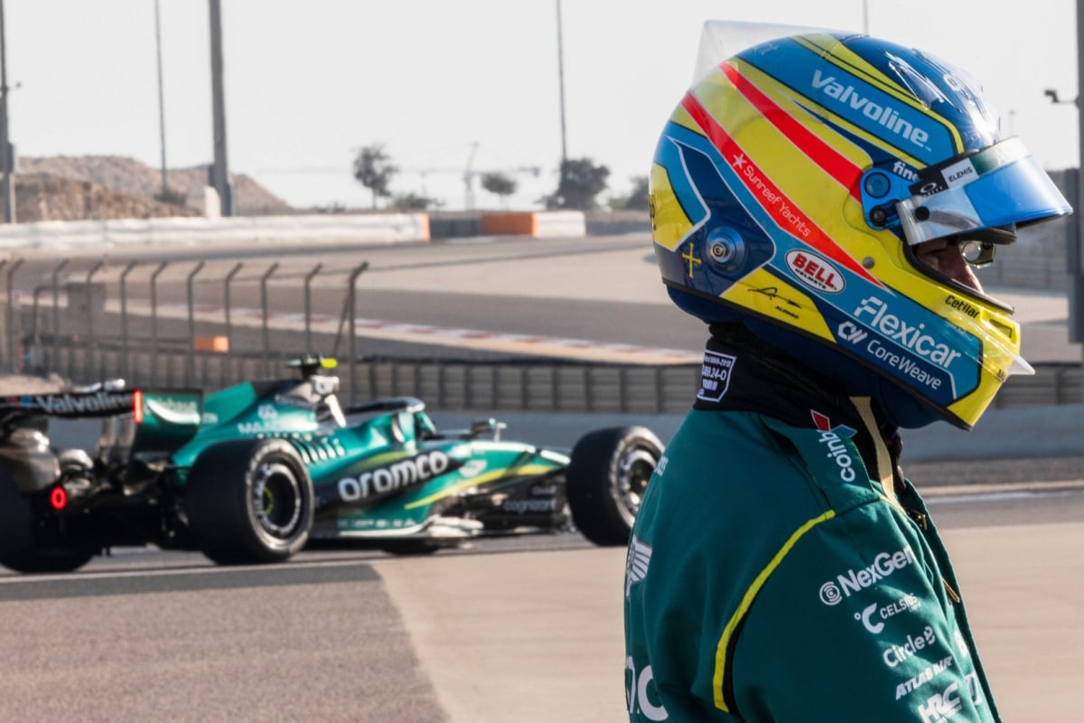 Fernando Alonso, Aston Martin, Bahrain, 2026