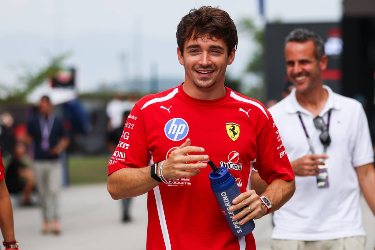 Leclerc over keuze voor slicks in de regen: "Het leek best droog te zijn"