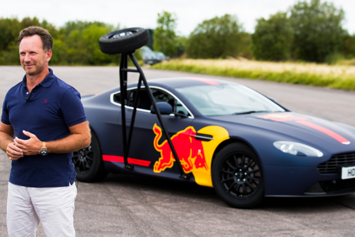 VIDEO: Red Bull boss Horner's two-wheeled stunt