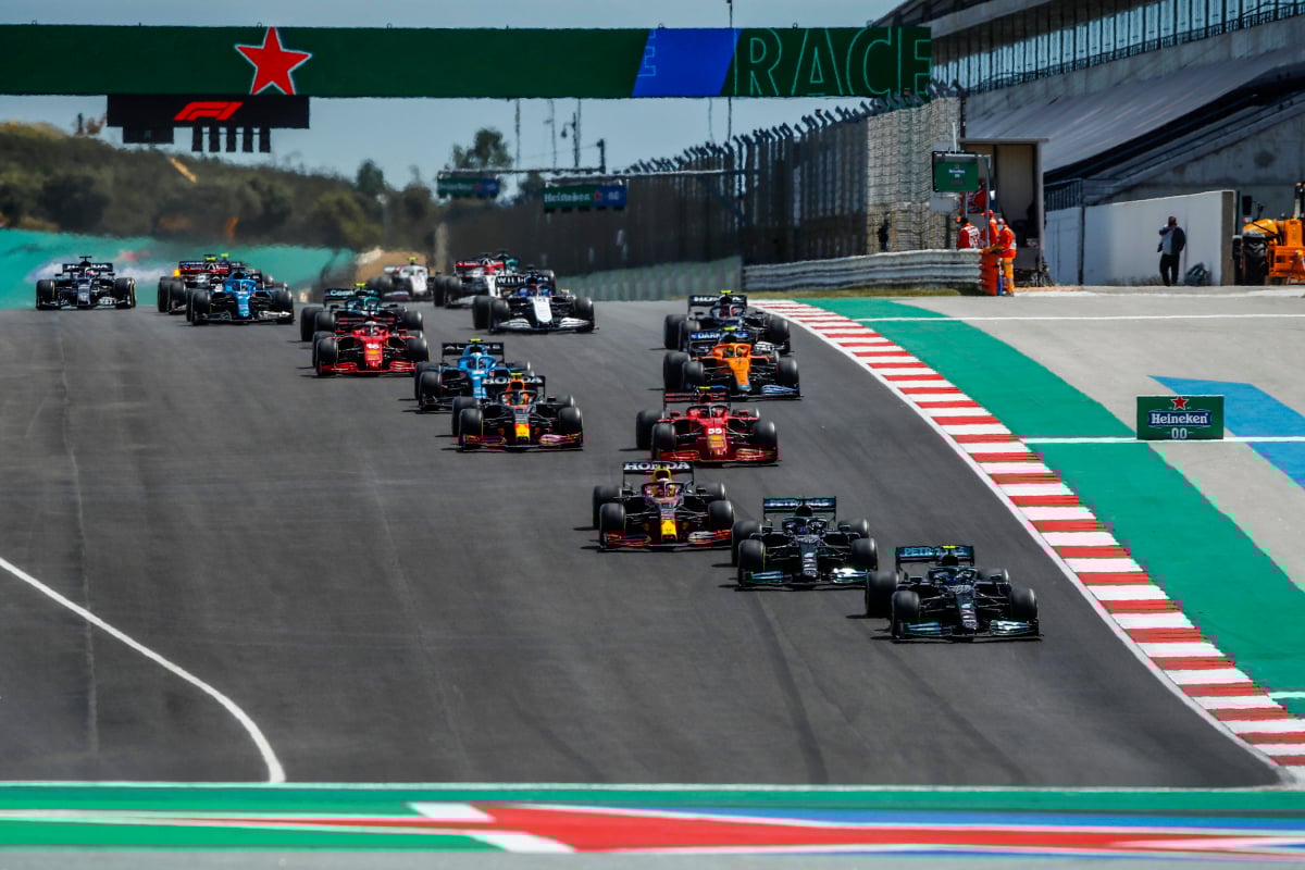 Start of 2021 Portuguese GP