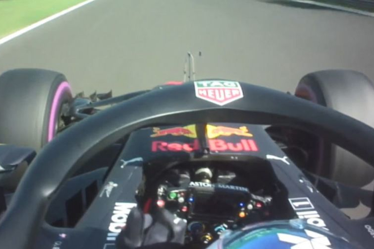 VIDEO: Ricciardo gives Bottas the finger!