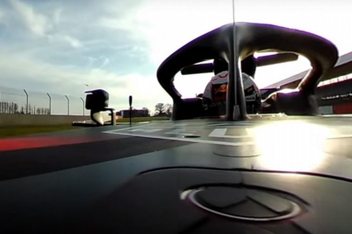 VIDEO Verstappen's first taste of new Red Bull - in 360 degrees!