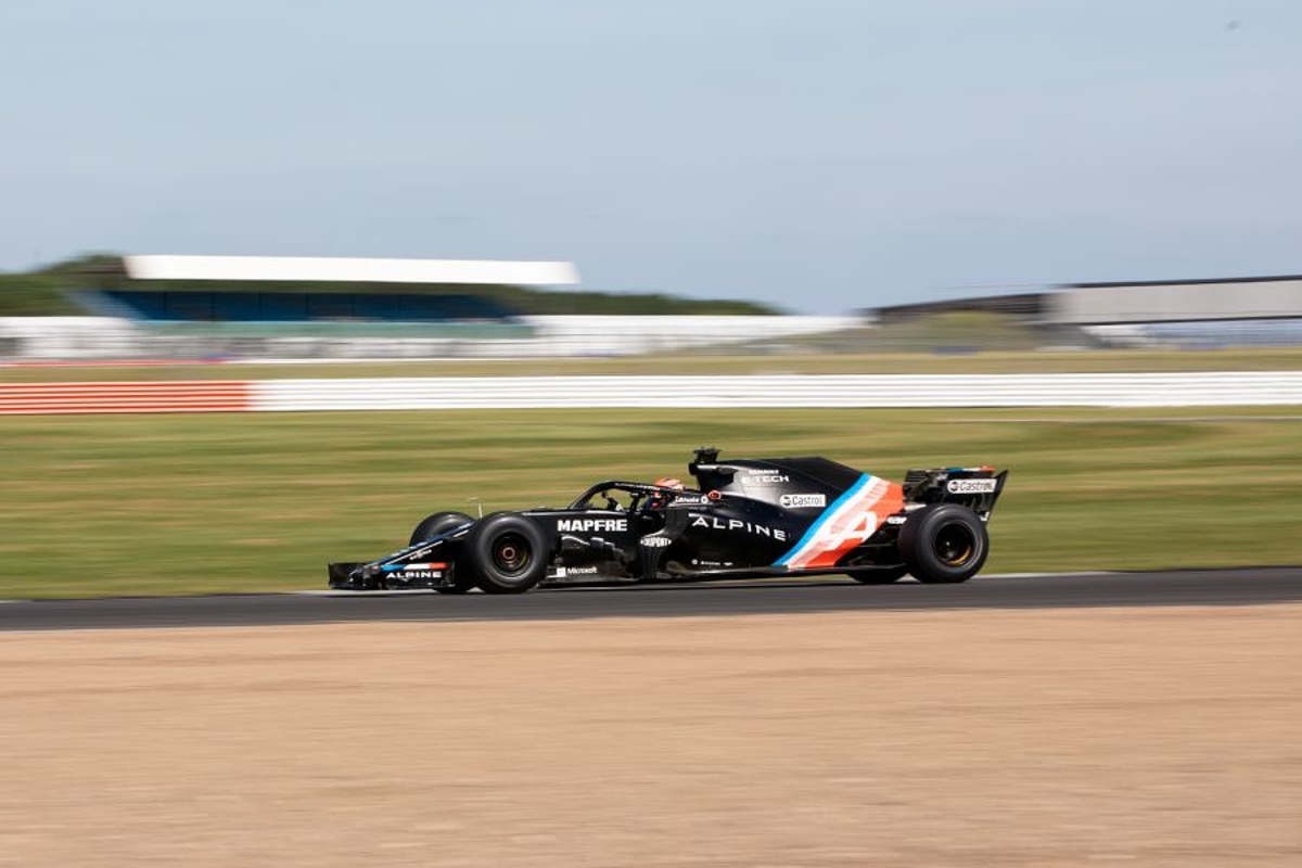 Alpine Academy prospect completes over 100 Silverstone laps in F1 test