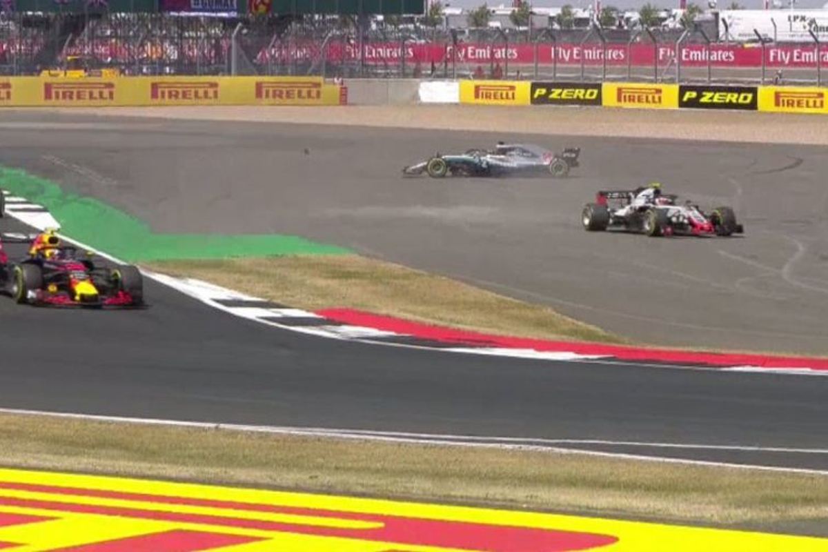 Hamilton snipes at Ferrari 'tactics' after Raikkonen crash