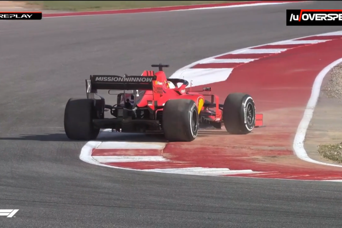 VIDEO: Vettel spins out in COTA practice!