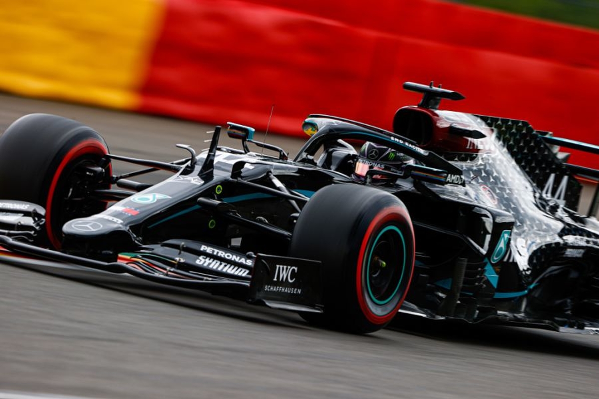 Hamilton two shy of Schumacher's wins record after cruise in Belgium