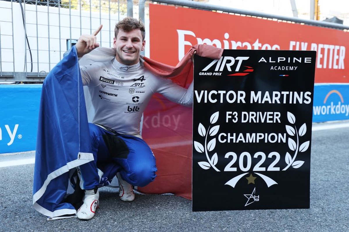 Martins rejoint Pourchaire en F2 avec ART Grand Prix