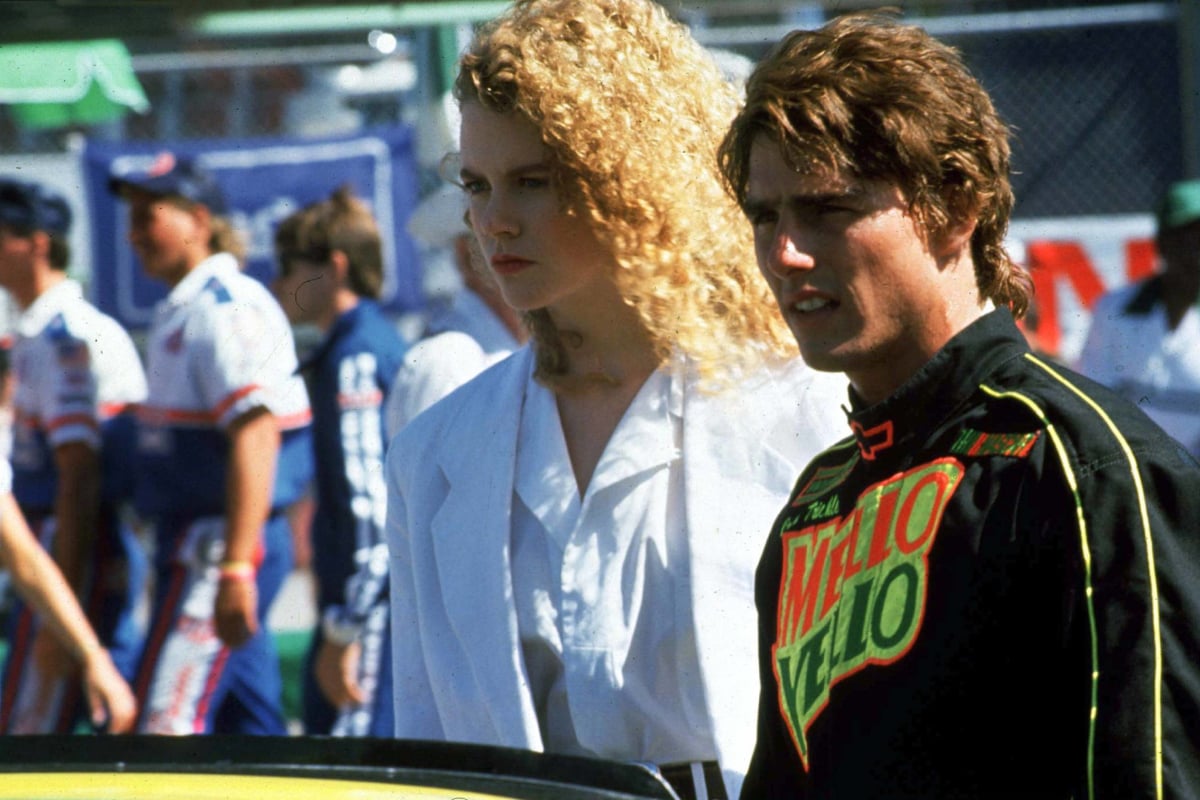 Tom Cruise and Nicole Kidman for 1990 NASCAR movie Days of Thunder