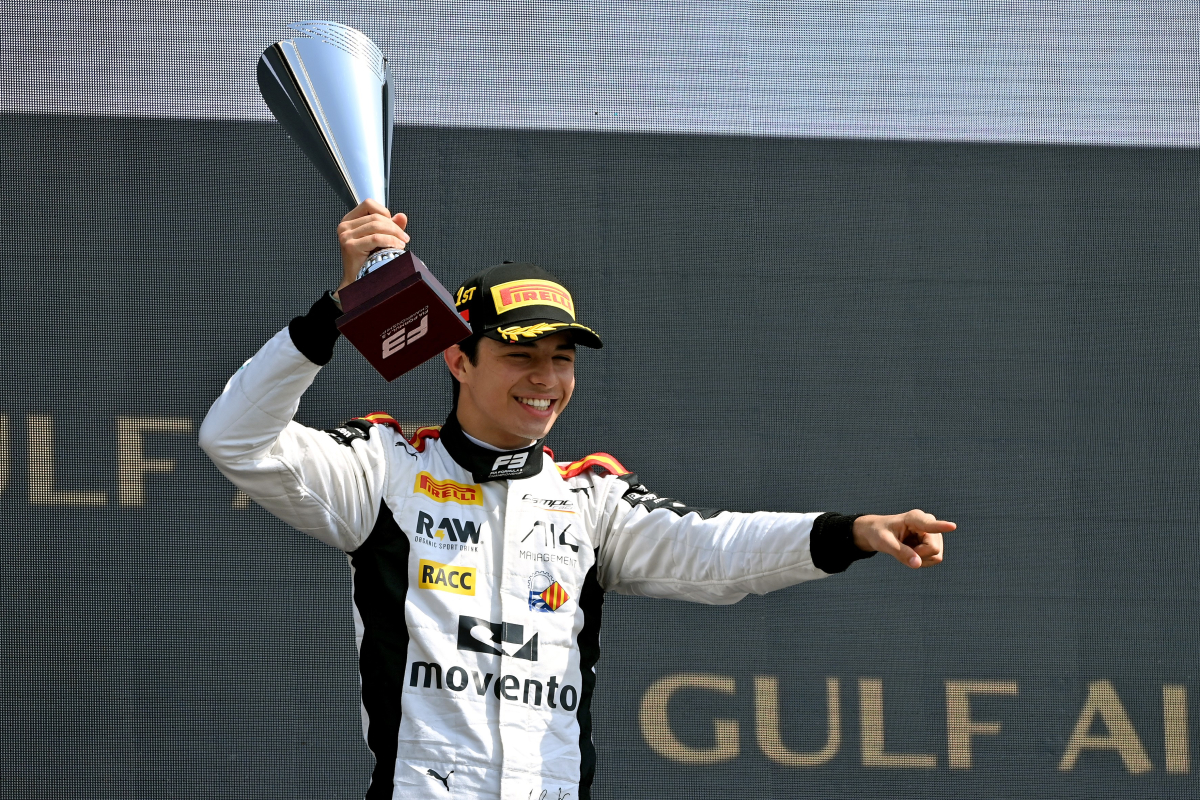 Pepe Marti wins the Formula 3 Sprint Race in Bahrein